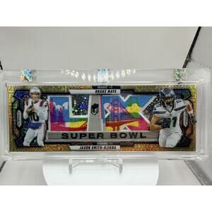 Art Card Drake & Jaxon With A Super Bowl Patch Made By Mayflower Custom Cards